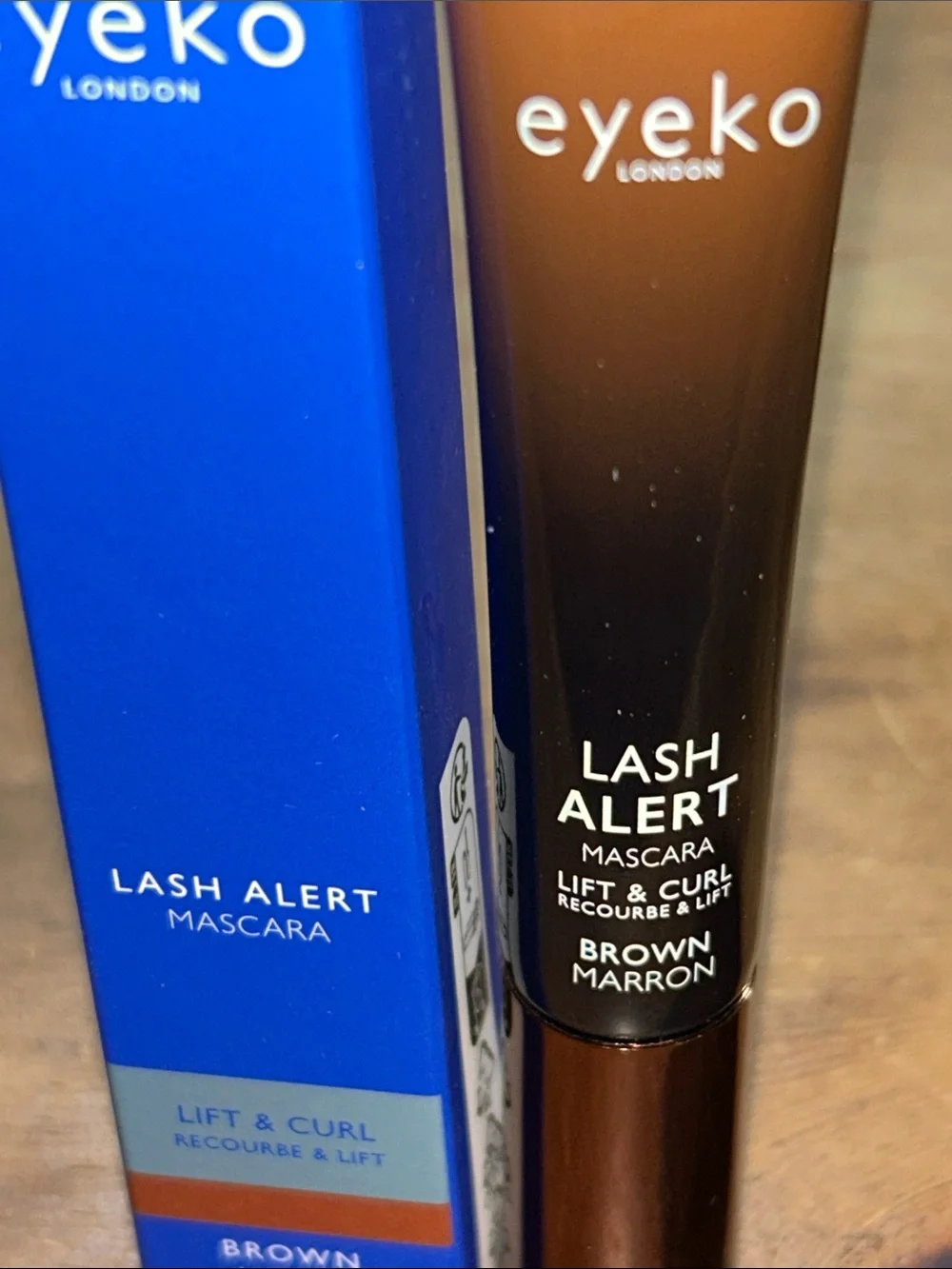 Eyeko London Lash Alert Mascara Brown (Marron) Lift & Curl 8ml / 0.27 fl oz –New